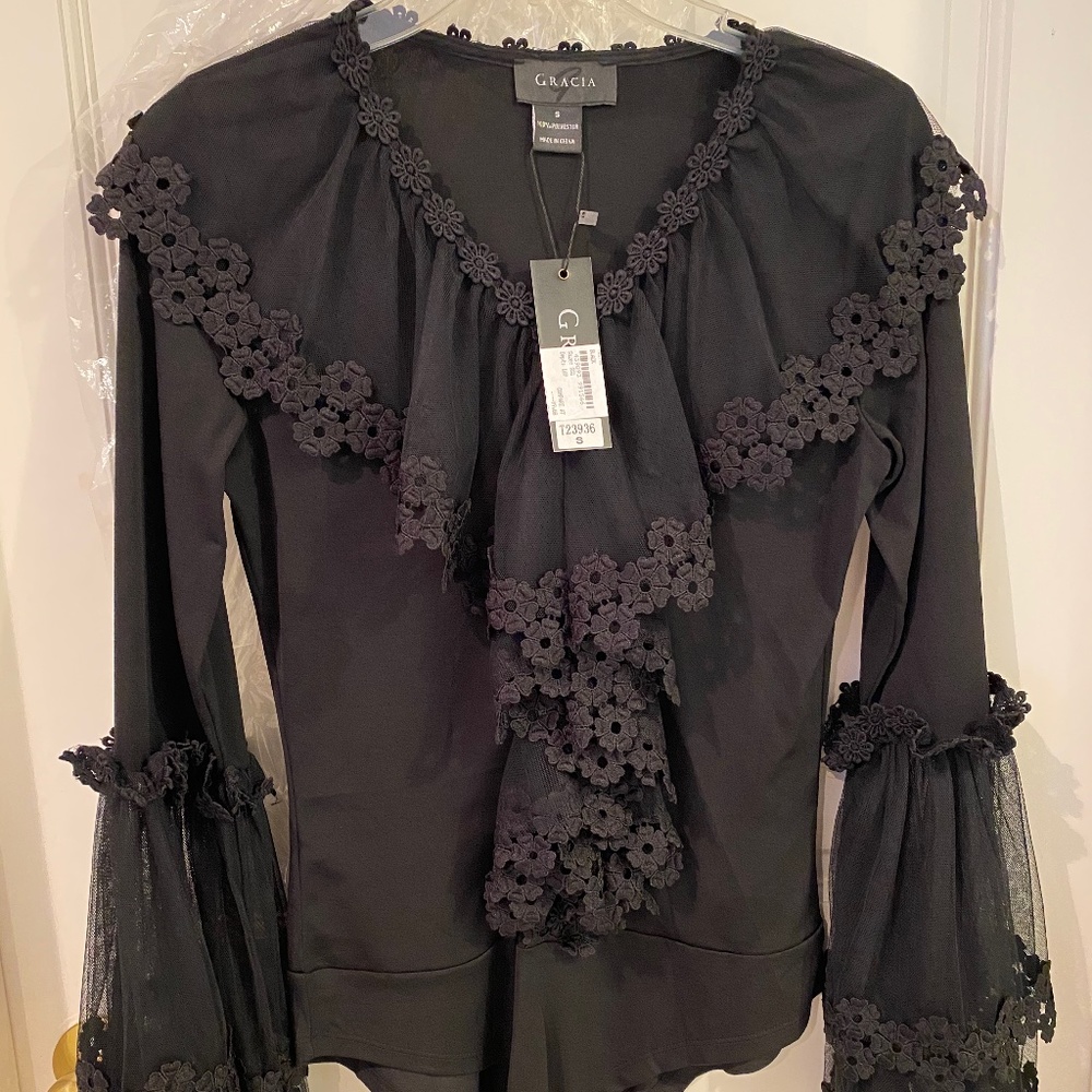 Women's leotard blouse